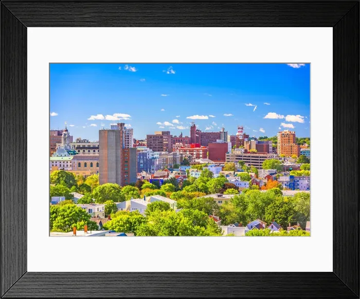 Framed Print : Portland, Maine, USA downtown skyline Framed Print : Portland, Maine, USA downtown skyline