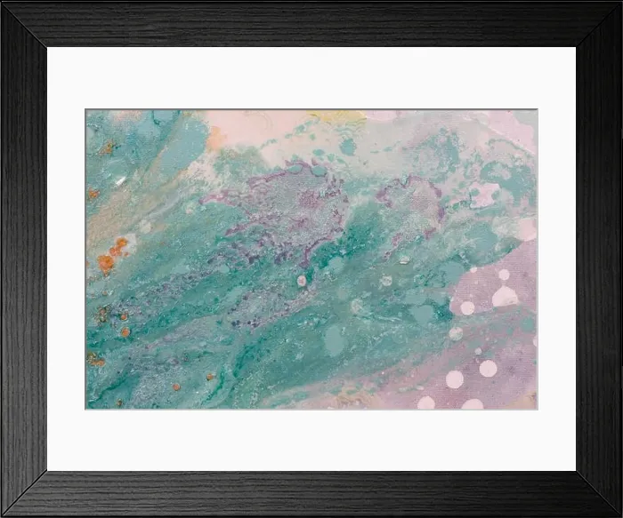Framed Print : Abstract art. Flowers on the ground Framed Print : Abstract art. Flowers on the ground