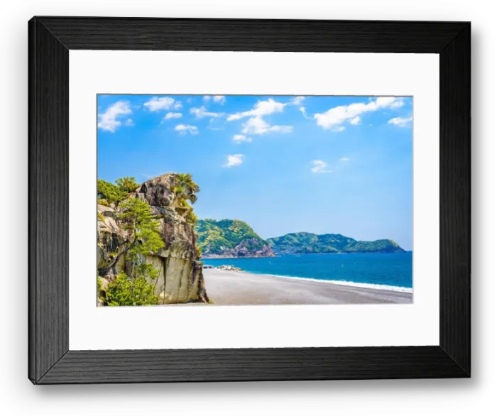 Framed Print : Lion Crag (Shishi-iwa) in Kumano, Japan Framed Print : Lion Crag (Shishi-iwa) in Kumano, Japan