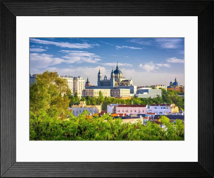 Framed Print : Madrid, Spain at Almudena Cathedral Framed Print : Madrid, Spain at Almudena Cathedral
