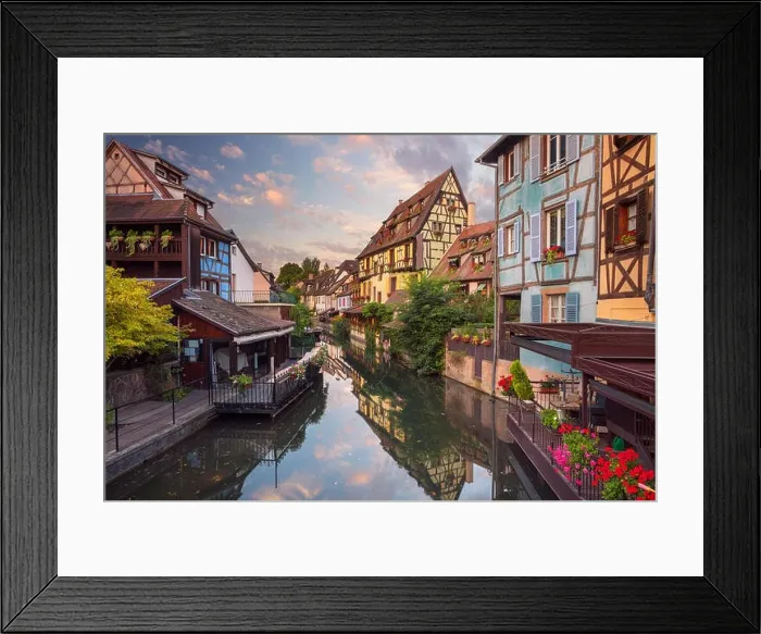 Framed Print : City of Colmar. Cityscape image of downtown Colmar, France during sunrise Framed Print : City of Colmar. Cityscape image of downtown Colmar, France during sunrise