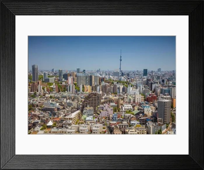 Framed Print : Tokyo. Cityscape image of Tokyo skyline during sunny day in Japan Framed Print : Tokyo. Cityscape image of Tokyo skyline during sunny day in Japan