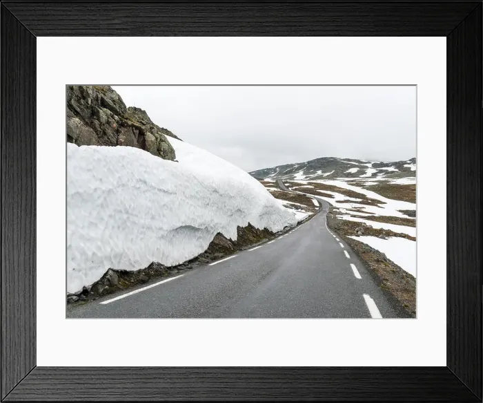 Framed Print : Famous Aurlandsvegen mountain road Framed Print : Famous Aurlandsvegen mountain road