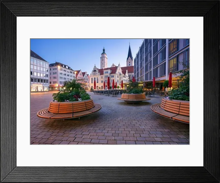 Framed Print : Ingolstadt, Germany. Cityscape image of downtown Ingolstadt, Germany with town hall at sunrise Framed Print : Ingolstadt, Germany. Cityscape image of downtown Ingolstadt, Germany with town hall at sunrise
