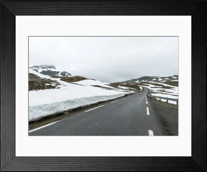 Framed Print : Famous Aurlandsvegen mountain road Framed Print : Famous Aurlandsvegen mountain road