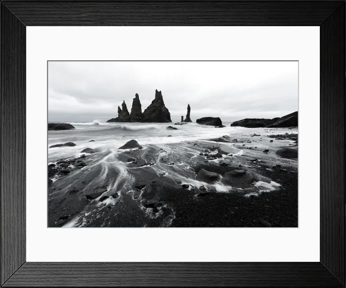 Framed Print : Basalt rock formations Troll toes Framed Print : Basalt rock formations Troll toes