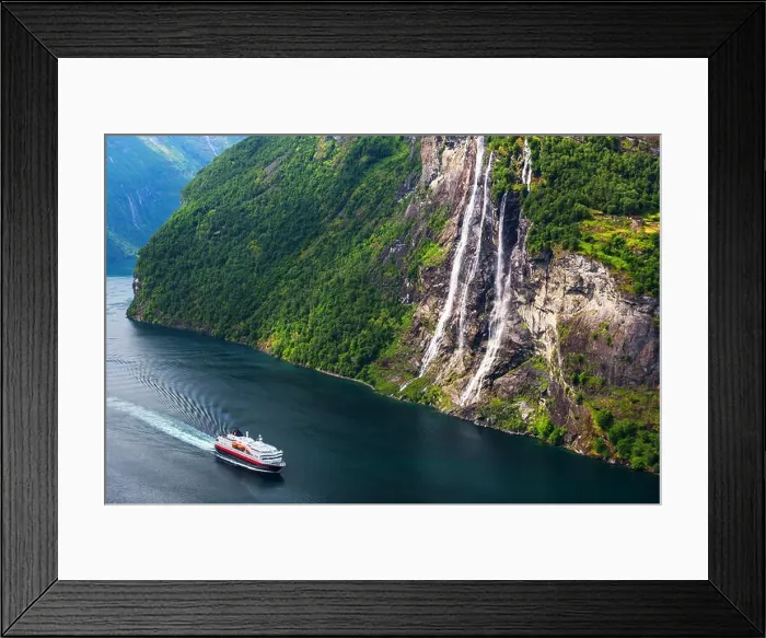 Framed Print : Breathtaking view of Sunnylvsfjorden fjord Framed Print : Breathtaking view of Sunnylvsfjorden fjord