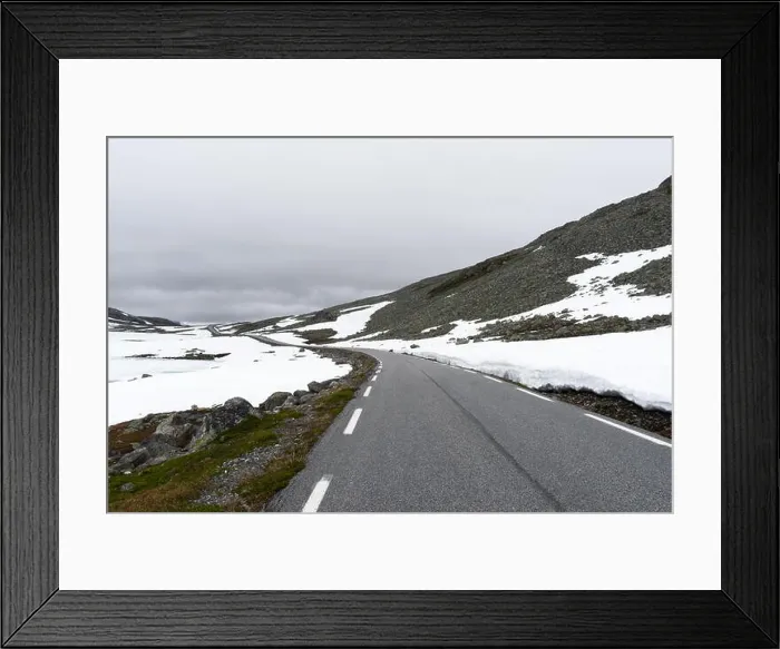 Framed Print : Famous Aurlandsvegen mountain road Framed Print : Famous Aurlandsvegen mountain road