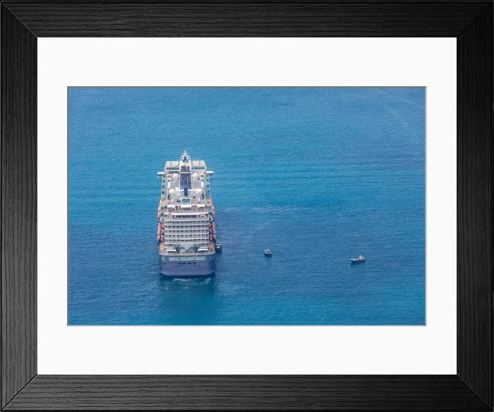 Framed Print : Tropical island summer vacation and holiday concept. Aerial view above luxury cruise in the ocean sea concept tourism travel on holiday take vacation Framed Print : Tropical island summer vacation and holiday concept. Aerial view above luxury cruise in the ocean sea concept tourism travel on holiday take vacation