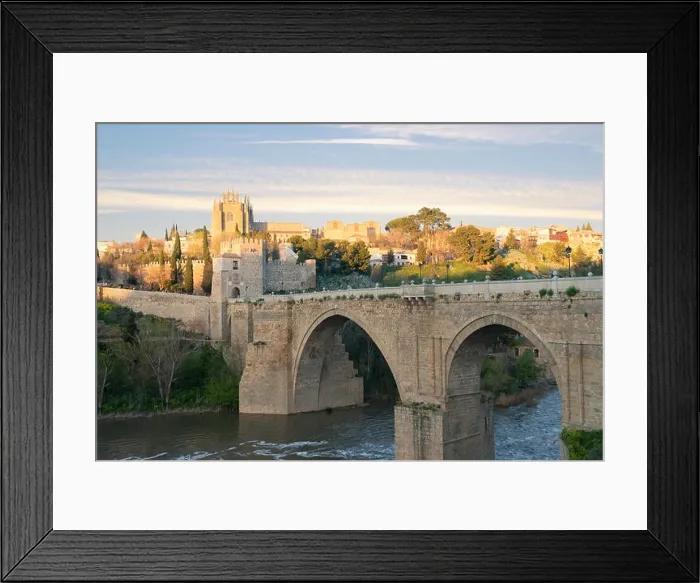 Framed Print : Toledo city during sunset. Landscape of Toledo, UNESCO World Heritage. Historical building near Madrid, Spain Framed Print : Toledo city during sunset. Landscape of Toledo, UNESCO World Heritage. Historical building near Madrid, Spain