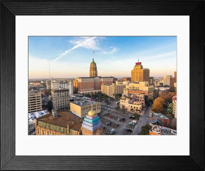 Framed Print : San Antonio, Texas, USA downtown city skyline in the morning Framed Print : San Antonio, Texas, USA downtown city skyline in the morning
