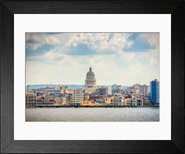 Framed Print : Havana, Cuba cityscape with the Capitolio Framed Print : Havana, Cuba cityscape with the Capitolio