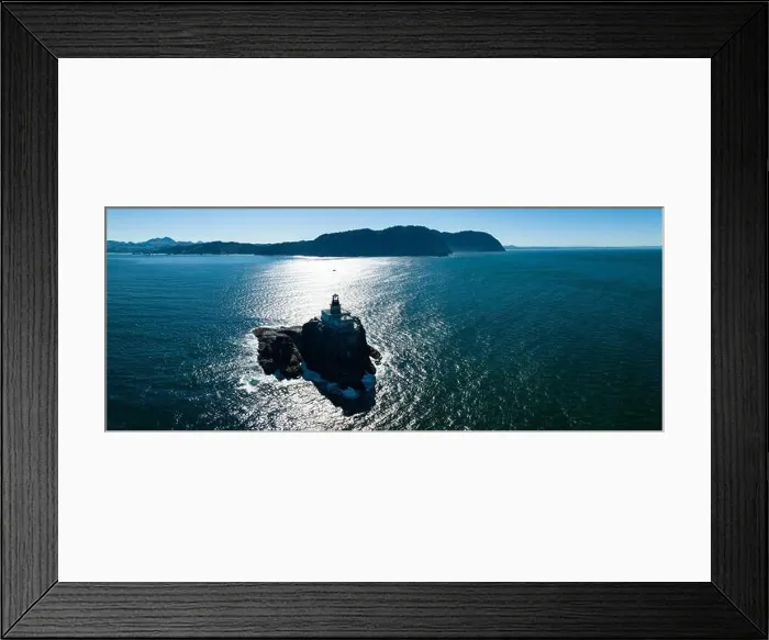 Framed Print : The Pacific Ocean surrounds the deactivated Tillamook Rock Lighthouse off the scenic Oregon coast. The historic lighthouse was built in 1880 Framed Print : The Pacific Ocean surrounds the deactivated Tillamook Rock Lighthouse off the scenic Oregon coast. The historic lighthouse was built in 1880