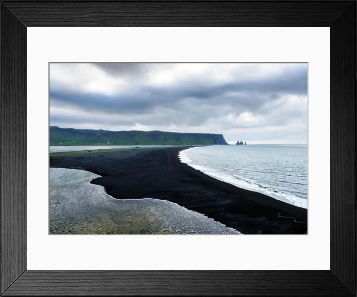 Framed Print : Incredible view of the Black beach