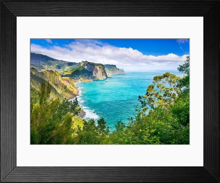 Framed Print : Northern coastline of Madeira Island, Portugal Framed Print : Northern coastline of Madeira Island, Portugal