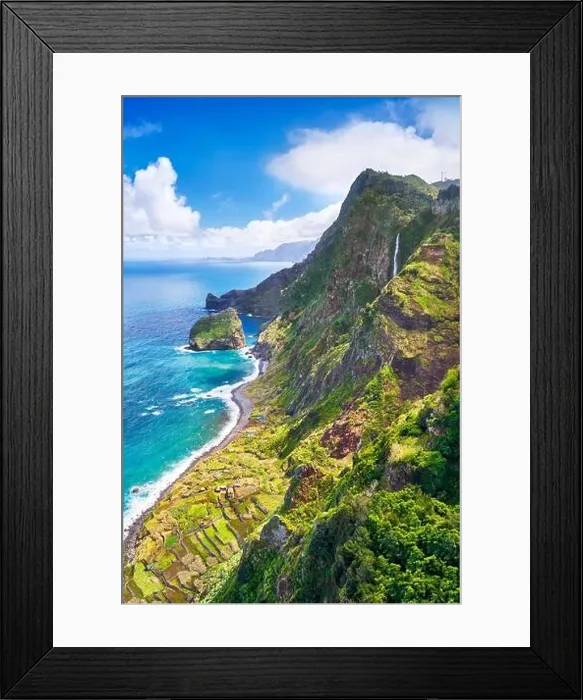 Framed Print : Northern coastline of Madeira Island, Portugal Framed Print : Northern coastline of Madeira Island, Portugal