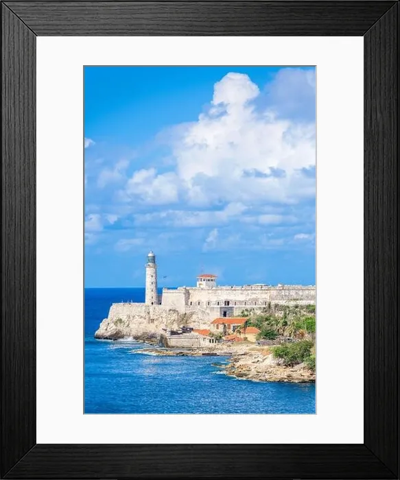 Framed Print : Havana, Cuba light house of La Cabana Fort Framed Print : Havana, Cuba light house of La Cabana Fort