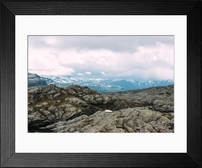 Framed Print : Typical norwegian landscape Framed Print : Typical norwegian landscape