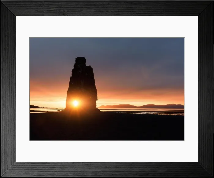 Framed Print : Basalt stack Hvitserkur Framed Print : Basalt stack Hvitserkur
