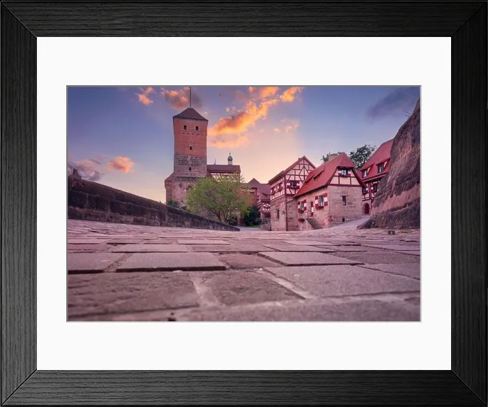 Framed Print : Nuremberg Castle, Nuremberg, Germany. Cityscape image of historical landmark Nuremberg Castle at summer sunset Framed Print : Nuremberg Castle, Nuremberg, Germany. Cityscape image of historical landmark Nuremberg Castle at summer sunset