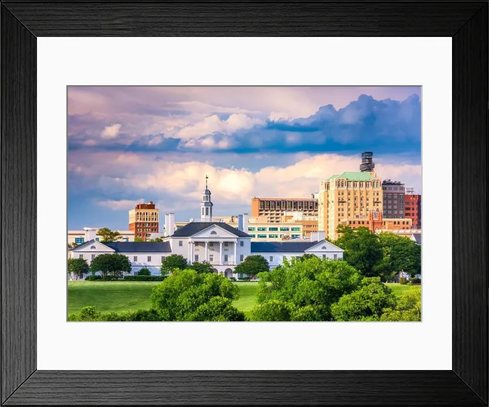 Framed Print : Richmond, Virginia, USA downtown cityscape Framed Print : Richmond, Virginia, USA downtown cityscape