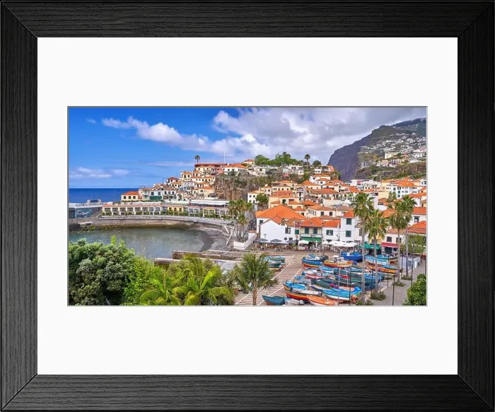 Framed Print : Fishing village Camara de Lobos, Madeira Island, Portugal Framed Print : Fishing village Camara de Lobos, Madeira Island, Portugal