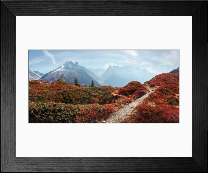 Framed Print : Amazing view on Monte Bianco mountains range with with Monblan on background. Vallon de Berard Nature Preserve, Chamonix, Graian Alps Framed Print : Amazing view on Monte Bianco mountains range with with Monblan on background. Vallon de Berard Nature Preserve, Chamonix, Graian Alps