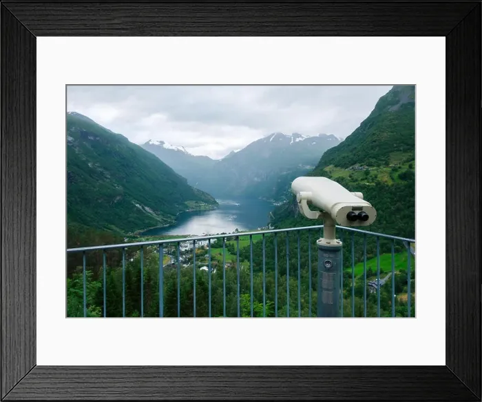 Framed Print : Breathtaking view of Sunnylvsfjorden fjord Framed Print : Breathtaking view of Sunnylvsfjorden fjord