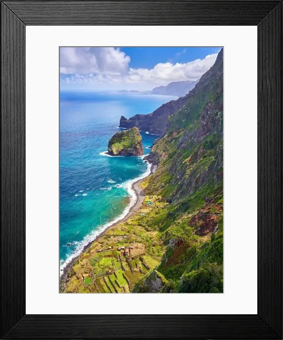 Framed Print : Northern coastline of Madeira Island, Portugal Framed Print : Northern coastline of Madeira Island, Portugal