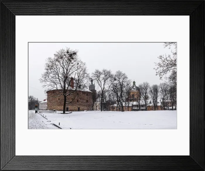 Framed Print : Lviv in winter time. Picturesque panorama view of historical buildings. Eastern Europe, Ukraine Framed Print : Lviv in winter time. Picturesque panorama view of historical buildings. Eastern Europe, Ukraine