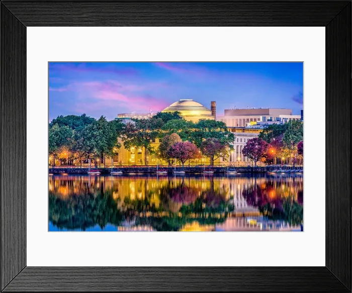 Framed Print : Cambridge, Massachusetts, USA skyline at twilight Framed Print : Cambridge, Massachusetts, USA skyline at twilight