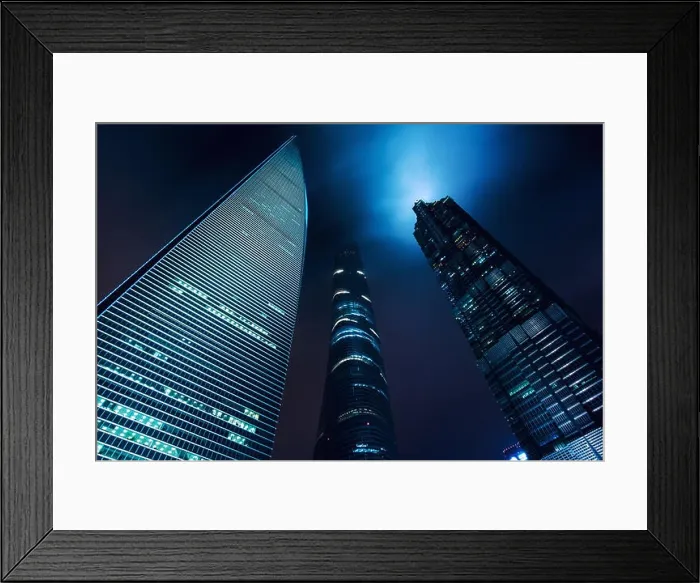 Framed Print : Shanghai city scape, Shanghai luajiazui finance and business district skyscrapers, Shanghai China. Asia Framed Print : Shanghai city scape, Shanghai luajiazui finance and business district skyscrapers, Shanghai China. Asia