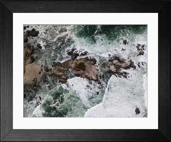 Framed Print : The Pacific Ocean washes against the rocky and scenic coastline of the Monterey peninsula in California Framed Print : The Pacific Ocean washes against the rocky and scenic coastline of the Monterey peninsula in California