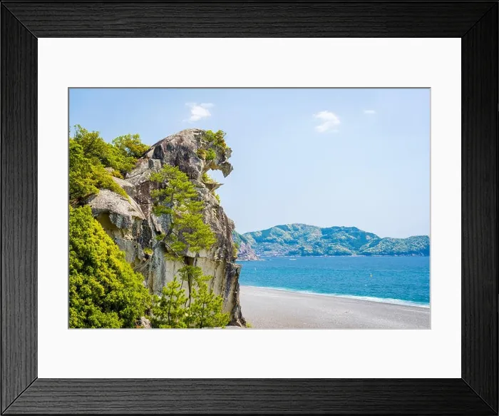 Framed Print : Lion Crag (Shishi-iwa) in Kumano, Japan Framed Print : Lion Crag (Shishi-iwa) in Kumano, Japan