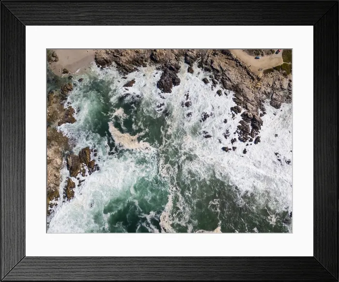 Framed Print : Powerful swells from the Pacific Ocean wash against the rocky coastline of the Monterey peninsula in California Framed Print : Powerful swells from the Pacific Ocean wash against the rocky coastline of the Monterey peninsula in California