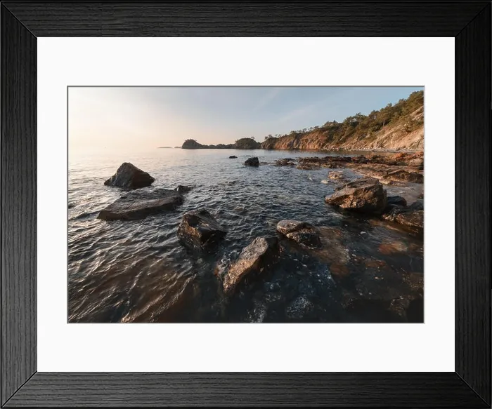 Framed Print : Amazing Mediterranean seascape in Turkey. Landscape photography Framed Print : Amazing Mediterranean seascape in Turkey. Landscape photography