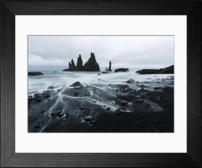 Framed Print : Basalt rock formations Troll toes Framed Print : Basalt rock formations Troll toes