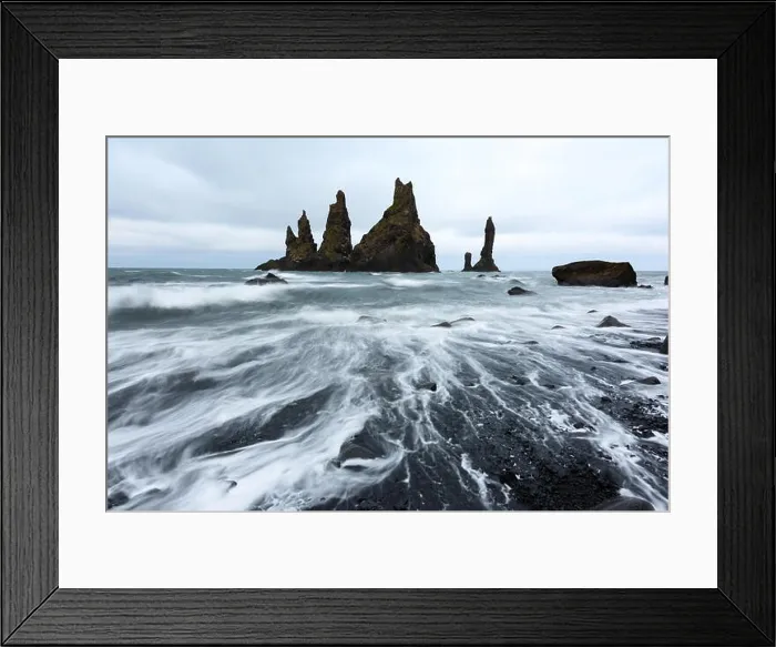 Framed Print : Basalt rock formations Troll toes Framed Print : Basalt rock formations Troll toes