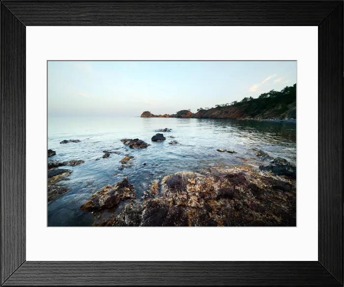 Framed Print : Amazing Mediterranean seascape in Turkey. Landscape photography Framed Print : Amazing Mediterranean seascape in Turkey. Landscape photography