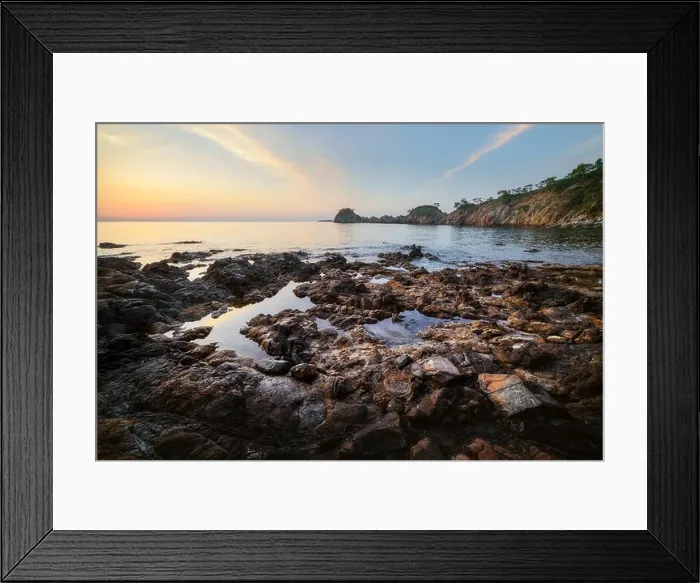 Framed Print : Amazing Mediterranean seascape in Turkey. Landscape photography Framed Print : Amazing Mediterranean seascape in Turkey. Landscape photography