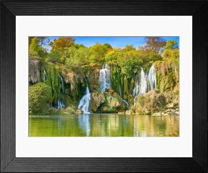 Framed Print : Kravica waterfalls, Bosnia and Hercegovina Framed Print : Kravica waterfalls, Bosnia and Hercegovina