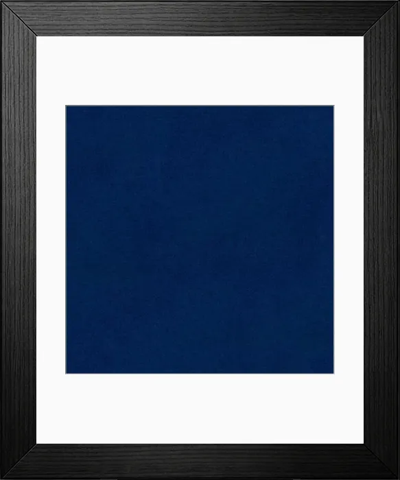 Framed Print : Blue wall background. Seamless square texture, tile ready