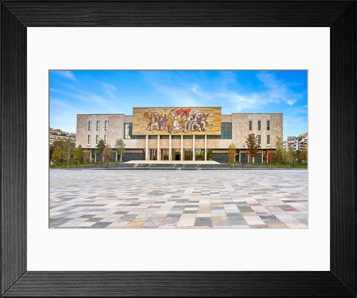 Framed Print : National History Museum, Tirana, Albania Framed Print : National History Museum, Tirana, Albania