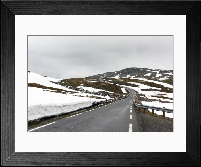 Framed Print : Famous Aurlandsvegen mountain road Framed Print : Famous Aurlandsvegen mountain road