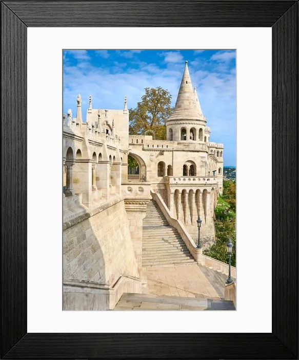 Framed Print : Fishermen Bastion, Budapest, Hungary Framed Print : Fishermen Bastion, Budapest, Hungary