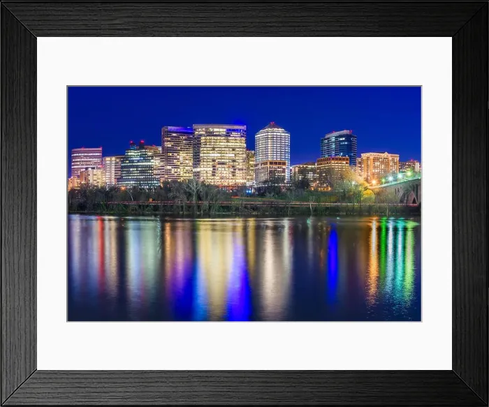 Framed Print : Rosslyn, Arlington, Virginia, USA skyline on the Potomac River Framed Print : Rosslyn, Arlington, Virginia, USA skyline on the Potomac River