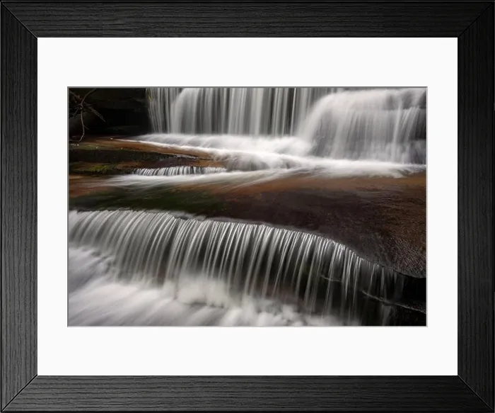 Framed Print : Moody long-exposure water blurs at Grogan Creek Falls - Butter Gap Trail, Pisgah National Forest, near Brevard, North Carolina, USA Framed Print : Moody long-exposure water blurs at Grogan Creek Falls - Butter Gap Trail, Pisgah National Forest, near Brevard, North Carolina, USA
