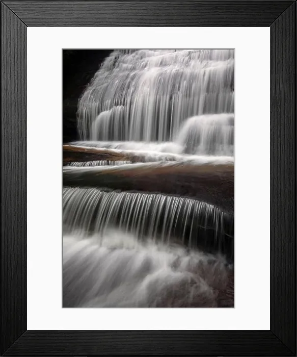 Framed Print : Moody long-exposure water blurs at Grogan Creek Falls - Butter Gap Trail, Pisgah National Forest, near Brevard, North Carolina, USA Framed Print : Moody long-exposure water blurs at Grogan Creek Falls - Butter Gap Trail, Pisgah National Forest, near Brevard, North Carolina, USA