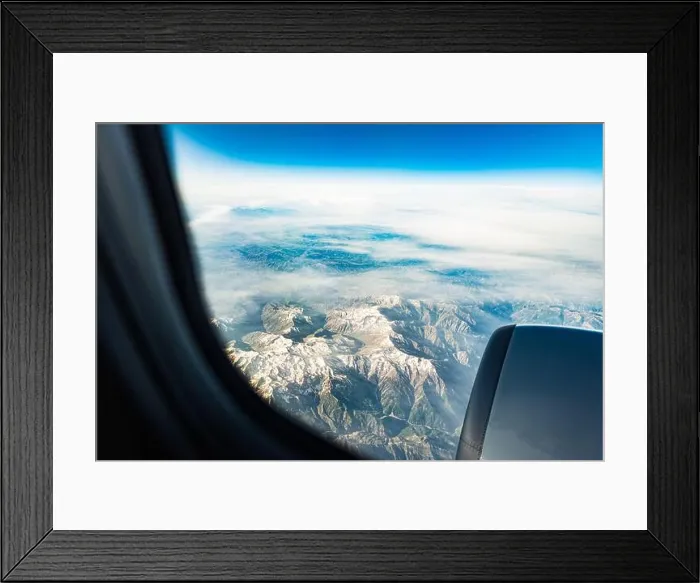 Framed Print : Aerial View Of Mountains Of Turkey Ordu Region From Window Of Plane Framed Print : Aerial View Of Mountains Of Turkey Ordu Region From Window Of Plane