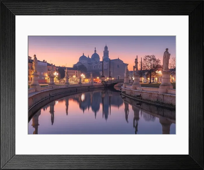 Framed Print : Padua, Italy at Prato della Valle at dusk Framed Print : Padua, Italy at Prato della Valle at dusk